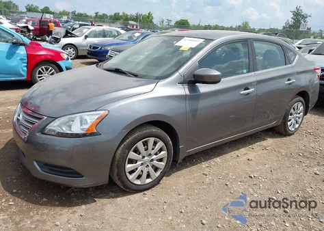 2015 Nissan Sentra Sv z USA, uszkodzony, nr VIN 3N1AB7AP7FY326480